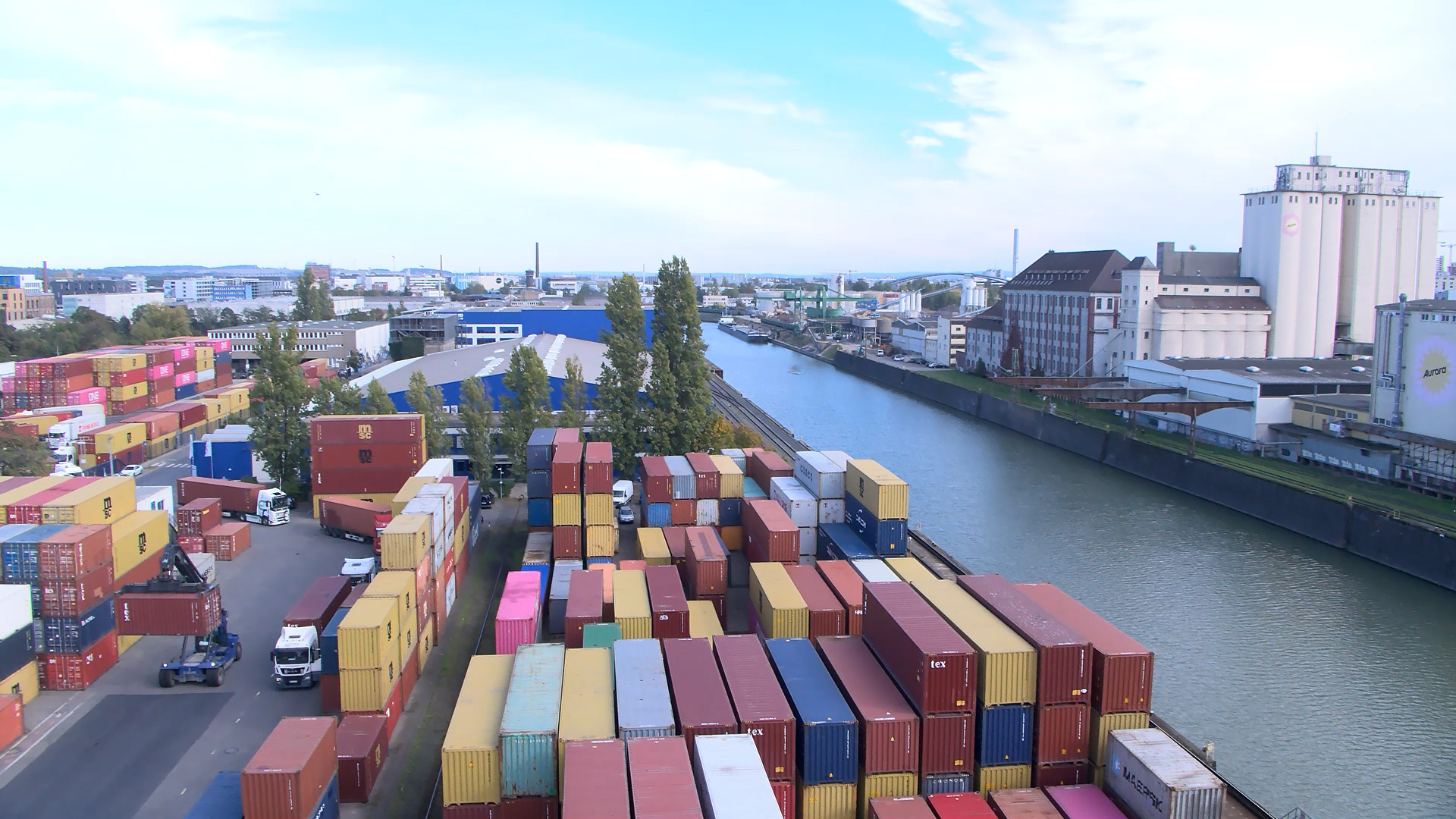 Ein Juwel für die Mainmetropole: Frankfurter Osthafen gehört zu den bedeutendsten Binnenhäfen Deutschlands